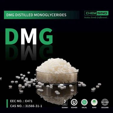 Non uchun ishlatiladigan distillangan monogliseridlar DMG planshetlari CAS raqami 31566-31-1
