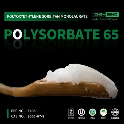 Tekstura va barqarorlikni oshirish: polisorbat 65 ning emulsifikatsiyadagi roli CAS №.9005-71-4