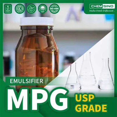 Pharma CAS NO uchun ishlatiladigan emulsifikator propilen glikol USP darajasi. 57-55-6