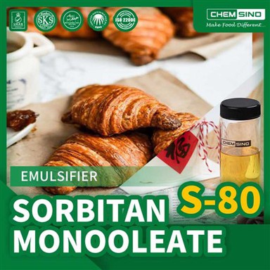Oziq-ovqat va kosmetika Qo'shimcha Sorbitan Monollece Emullifer